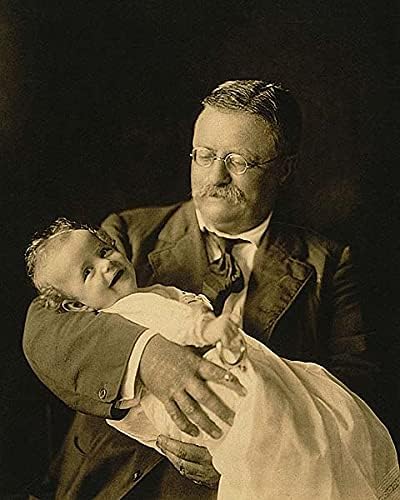 Elnök, Theodore Roosevelt & Breki 11x14 Ezüst-Halogenid-Fotó Nyomtatás
