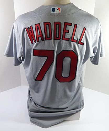 2022 St. Louis Cardinals Brandon Waddell 70 Játék Kiadott Szürke Jersey 46T DP45815 - Játék Használt MLB Mezek