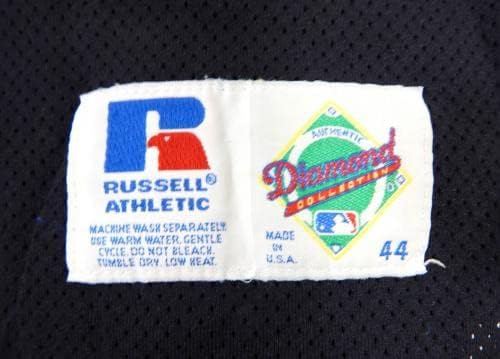 1994-96 Houston Astros 29 Játékban Használt Fekete Jersey BP Neve Lemez Eltávolítása 44 82 - Játék Használt MLB Mezek