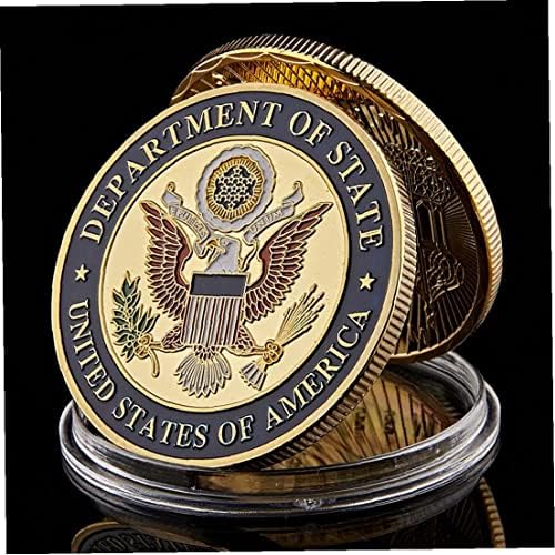 Emlékérme USA külügyminisztérium Nagykövetség Franciaország Torony Szuvenír Kihívás Megemlékező Arany Zseton Ajándék