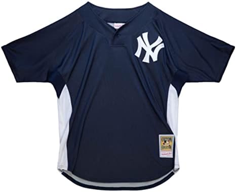 Mitchell & Ness-i New York Yankees 2009 Derek Jeter Hiteles Pulóver BP Jersey-i Tengerészeti