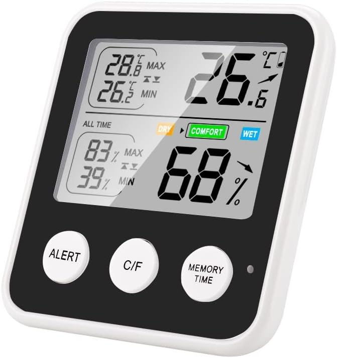 BKDFD Digitális Hőmérséklet, illetve a Páratartalom Mérő Többfunkciós Háztartási Elektronikus Hőmérséklet, illetve a Páratartalom