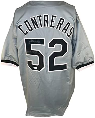 José Contreras dedikált, aláírt írva jersey MLB Chicago White Sox SZÖVETSÉG COA