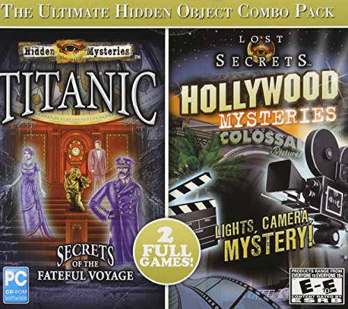 Ráadás Hidden Mysteries: Titanic & Hollywoodi Rejtély 2-Pack Nyerni. PC
