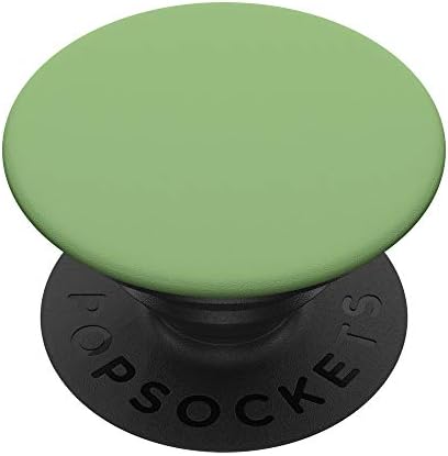 Egyszerű, Egyszínű, Elegáns Zsálya Zöld Design PopSockets Cserélhető PopGrip