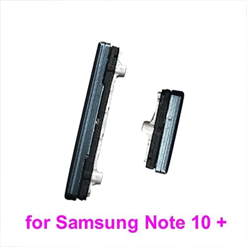 PHONSUN Áram Mennyisége Oldalsó Gomb Samsung Galaxy Note 10 Plus (4G) N975 N975U (Fekete)