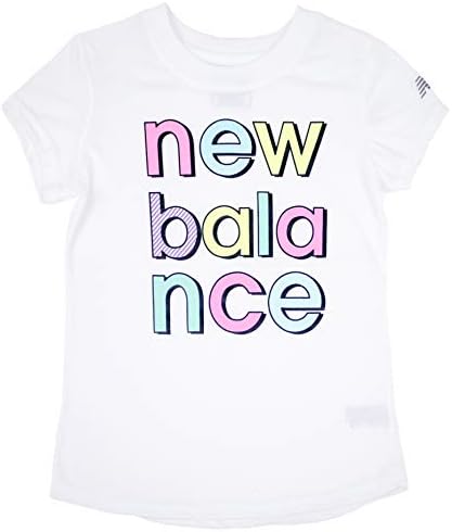 Új Balance Lány Rövid Ujjú Grafikus Póló