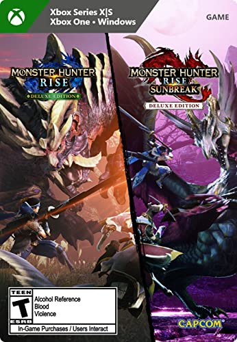 Monster Hunter Emelkedik + Sunbreak Deluxe - Xbox & Windows 10 [Digitális Kód]