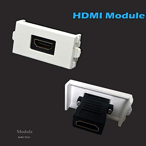 Fali Tányér HDMI + RJ11 + KP Simplex Modulok,Keystone Jack Csatlakozók/Csatlakoztassa Fali Előlap Takarja (Type118C)