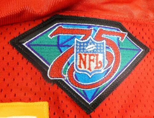 1994-ben a Kansas City Chiefs Jerrol Williams 95 Játék Kiadott Piros Mez 75 Javítás 44 0 - Aláíratlan NFL Játék Használt