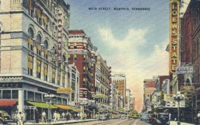 Memphis, Tennessee Képeslap