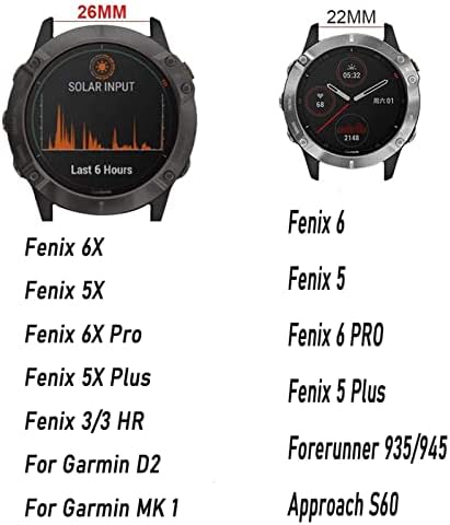ILAZI 26 22mm Szilikon gyorskioldó Watchband Szíj, A Garmin Fenix 6X 6 6 Pro 5X 5 Plusz 3HR Enduro Smartwatch Easyfit Csuklópántot