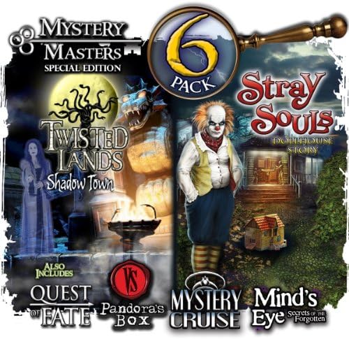 Rejtély Masters 6 Pack - Felvázoló: Twisted Lands: Árnyék Város Kóbor Souls: Dollhouse Story