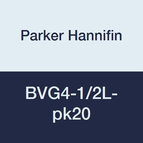 Parker Hannifin BVG4-1/2L-pk20 BVGL Sorozat golyóscsap a Kilincs, 1/2 Női BSPP Szál x 1/2 Női BSPP Szál, Réz (Csomag 20)