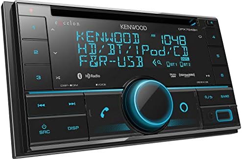 Kenwood DPX-794BH 2 Din-es CD-t Vevő Beépített Alexa, a Bluetooth, majd a HD Rádió
