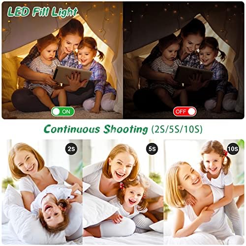 A gyerekek Digitális Fényképezőgép-12 MP Gyermekek Kamera IP54 Esővédő Kompakt Kamera Vakuval,8X Digitális Zoom, Point and
