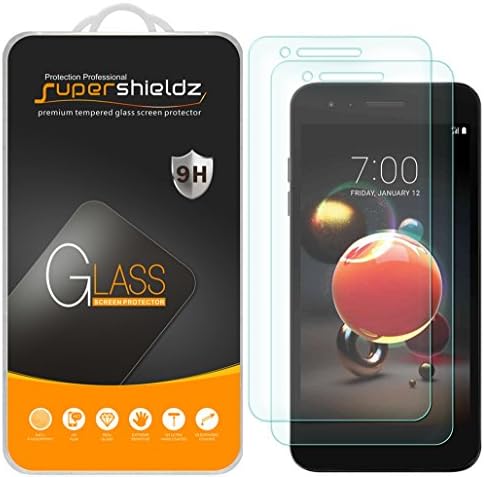 (2 Csomag) Supershieldz Tervezett LG (Lázadó 4) 4G LTE Edzett Üveg kijelző Védő fólia, Anti Karcolás, Buborék Mentes