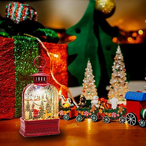 Melunar Karácsonyi Hógömb Lámpás, Zene Karácsonyi hógömb Lámpa Lámpa, Santa Claus, Csillogó Lámpa Lámpa Karácsonyi Otthon