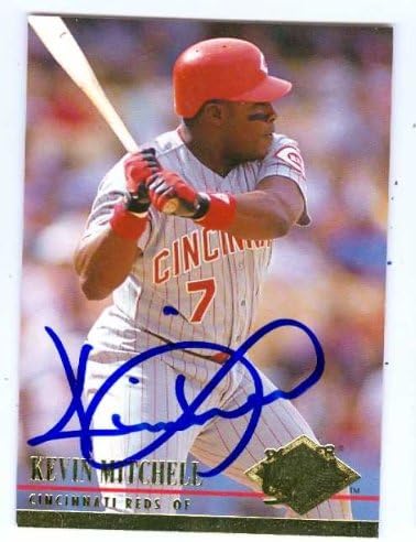 Autogramot Raktár 585897 Kevin Mitchell Dedikált Baseball Kártya - Cincinnati Reds - 1994 Fleer Ultra 173 Sz.