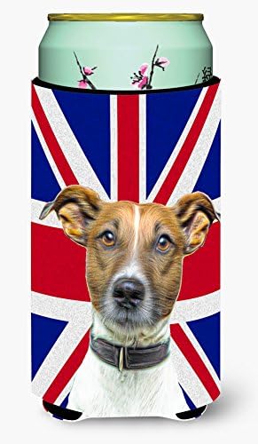 Caroline Kincsek KJ1162TBC Jack Russell Terrier angol Union Jack Brit Zászló Magas Fiú Ölelkezős, Lehet Hűvösebb Ujja Ölelkezős