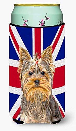 Caroline Kincsek KJ1163TBC Yorkie/Yorkshire Terrier angol Union Jack Brit Zászló Magas Fiú Ölelkezős, Lehet Hűvösebb Ujja