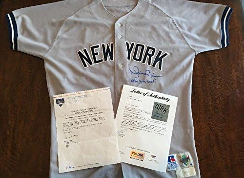 1998 Mariano Rivera Játék Kopott Használt NY Yankees Jersey Steiner PSA LOA - MLB Meccset Használt Mezek