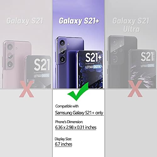 KIOMY Samsung Galaxy S21 Plusz Esetben Kristálytiszta Ütésálló Lökhárító Védő mobiltelefon hátlap Samsung S21+ Plusz 5G TPU