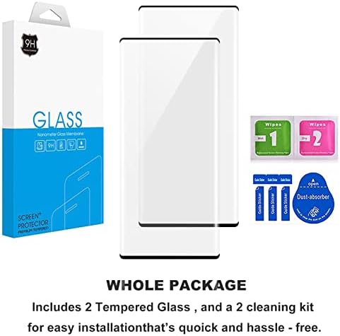 Ailiber Samsung Galaxy S23 Ultra 5G Screen Protector[2 Csomag], Samsung S23 Ultra 5G Edzett Üveg kijelző Védő fólia, Anti-Semmiből,