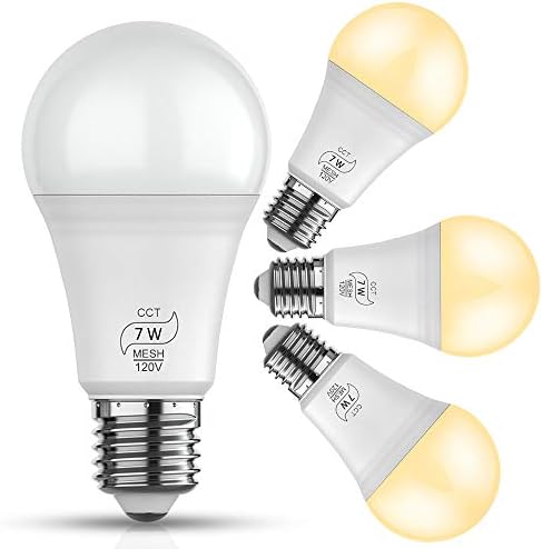 Sumaote Okos Izzó, LED Izzó, Bluetooth Háló, 120V Szabályozható LED Izzó E26, 60W Egyenértékű 2700K-6500 K Meleg Fehér Napfény