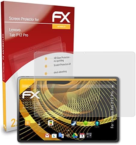 atFoliX képernyővédő fólia Kompatibilis a Lenovo Lap P12 Pro Képernyő Védelem Film, Anti-Reflective, valamint Sokk-Elnyelő
