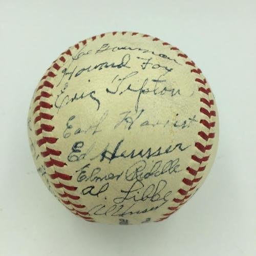 A Legjobb 1945 Cincinnati Reds Csapat Aláírt Nemzeti League Baseball SZÖVETSÉG COA - Dedikált Baseball