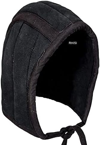 RHISI Pamut Bélelt élesítés sapka fekete színű fejét csuklya takarja új, könnyű súly, kényelmes párnázat