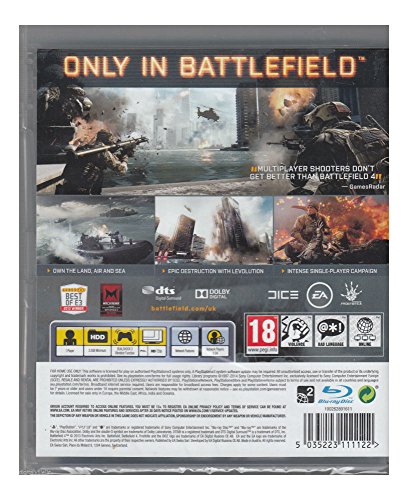 Battlefield 4 PS3 Sony PlayStation 3 Új Zárva