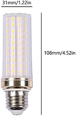 YDJoo LED Izzók 16W LED Gyertyatartót Izzó(150W Egyenértékű) Napfény Fehér 6000K E26 Standard Bázis LED Csillár Izzó 1600LM