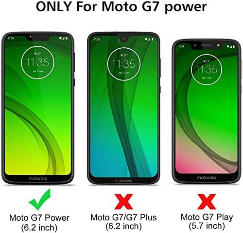 TANTEK [3-Pack Képernyő Védő Motorola Moto G7 Hatalom,A 6.2-Es,Edzett Üveg Film,Ultra Tiszta,Anti Karcolás,Buborék Ingyenes,az