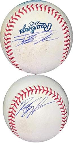 Mike Nápoly & Reggie Willits kettős aláírt Rawlings Hivatalos Major League Baseball tökéletlen - SZÖVETSÉG Hologram EE63466