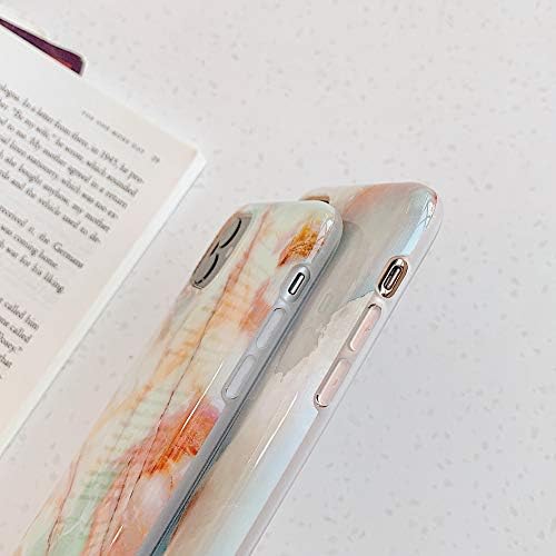 J. west iPhone Xs Max Esetben 6.5 inch-es, Luxus Szürke Márvány Design Grafika Kő Minta Ultra Slim Vékony, Rugalmas Lökhárító