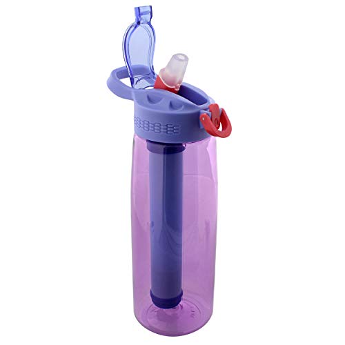 SDS Víz Szűrő, Üveg - Rózsaszín Szűrés Víz Üveg Szűrő Utazási Tartozéka a Biztonságos Ivóvíz Kemping víztisztító