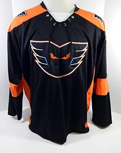 Férfi Lehigh Valley Fantomok Hiteles Fekete Jersey XL DP16899 - Játék Használt NHL-Mezek