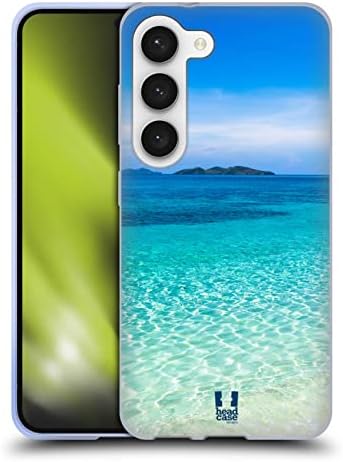 Fejét az Esetben Minták Trópusi Homokos Strand Malcapuya Gyönyörű Strandok Lágy Gél Esetben Kompatibilis a Samsung Galaxy