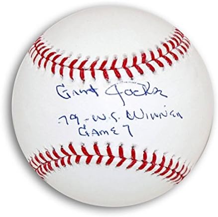 Grant Jackson Dedikált MLB Baseball Feliratos 79 WS Győztes Játék 7 Dedikált - Dedikált Baseball